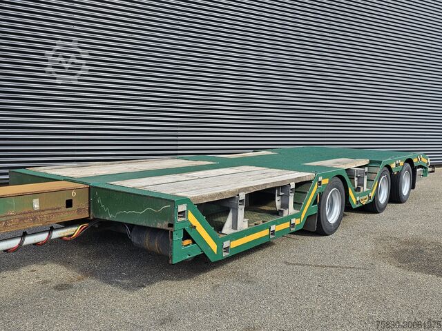 Low loader Broshuis 31N5-EU / EXTENDABLE / WHEEL WELL / RADMULDEN