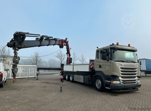 Truck mounted crane SCANIA R450 L 8x4 Fassi F 660 RA 2.28 HE/ Winde/ Funk