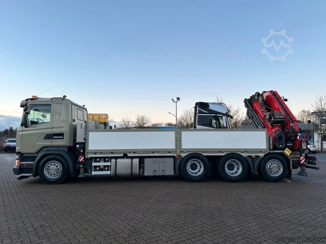 Truck mounted crane SCANIA R450 L 8x4 Fassi F 660 RA 2.28 HE/ Winde/ Funk
