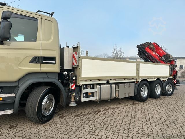 Truck mounted crane SCANIA R450 L 8x4 Fassi F 660 RA 2.28 HE/ Winde/ Funk
