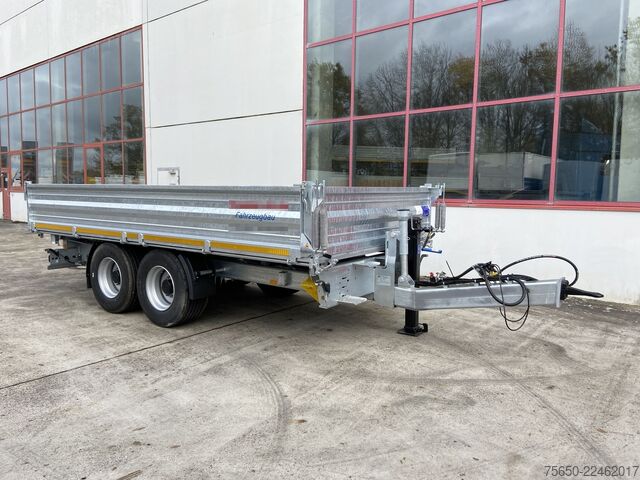 Pašizgāzēja piekabe Möslein TTD 14  5,70 m  14 t Tandem- Kipper Tieflader 5,70 m lang, Breite Reifen-- Neufahrzeug --