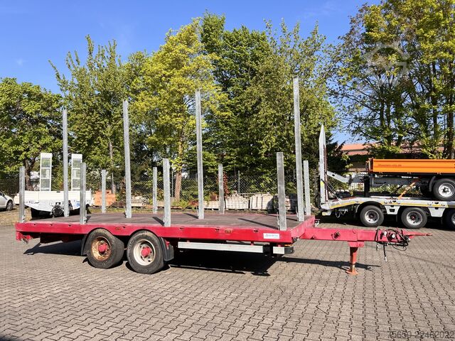 Atvērtā piekabe Auwärter X-LTL110  Tandempritsche, ausziehbar