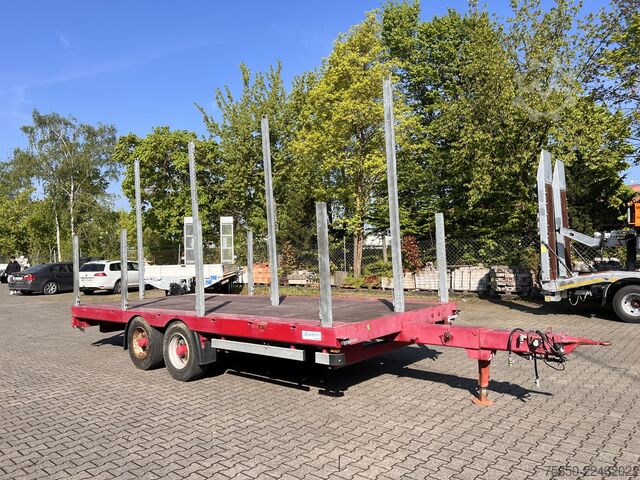 Atvērtā piekabe Auwärter X-LTL110  Tandempritsche, ausziehbar