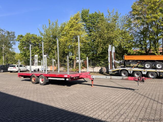 Atvērtā piekabe Auwärter X-LTL110  Tandempritsche, ausziehbar