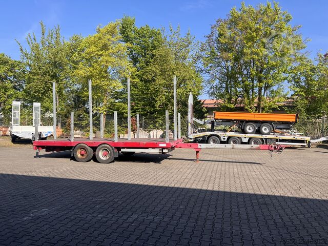 Atvērtā piekabe Auwärter X-LTL110  Tandempritsche, ausziehbar