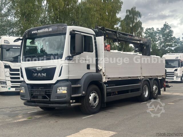 Auto-dizalica montirana na kamionu MAN TGS 26.440 Baustoff Hiab XS177 K Lenk Navi