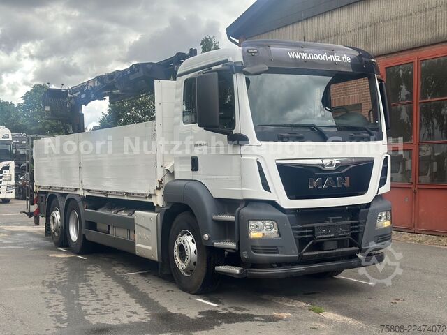Auto-dizalica montirana na kamionu MAN TGS 26.440 Baustoff Hiab XS177 K Lenk Navi