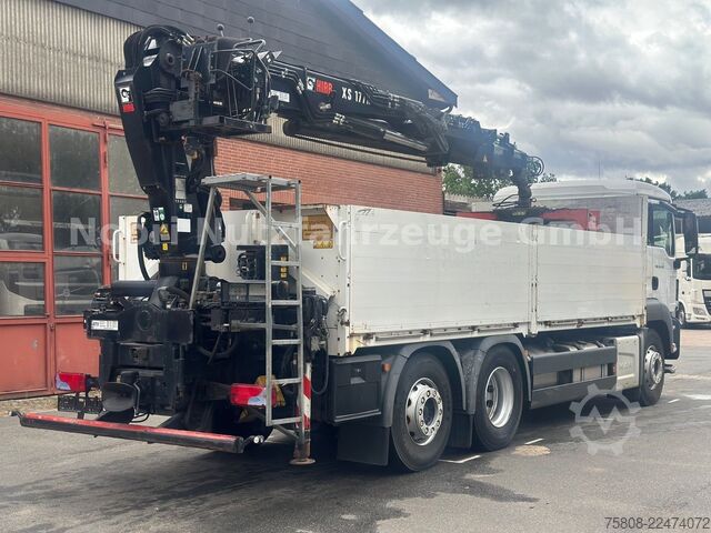 Auto-dizalica montirana na kamionu MAN TGS 26.440 Baustoff Hiab XS177 K Lenk Navi