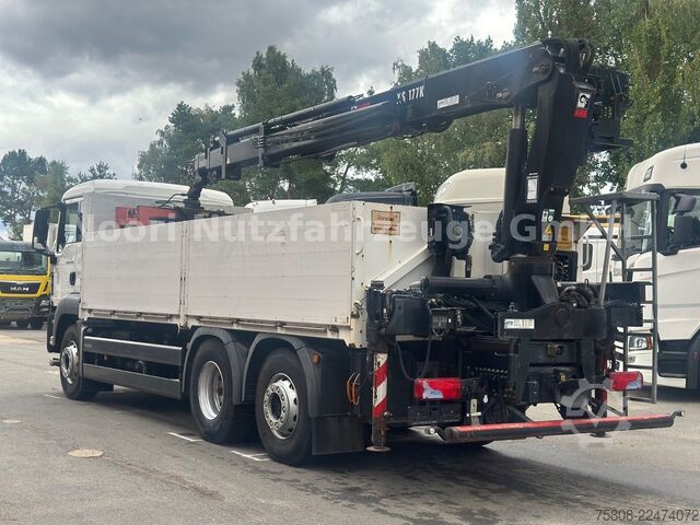 Auto-dizalica montirana na kamionu MAN TGS 26.440 Baustoff Hiab XS177 K Lenk Navi