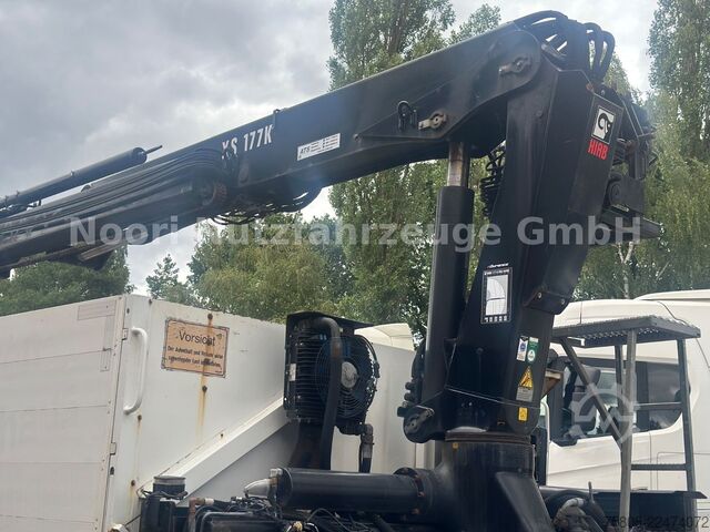 Auto-dizalica montirana na kamionu MAN TGS 26.440 Baustoff Hiab XS177 K Lenk Navi