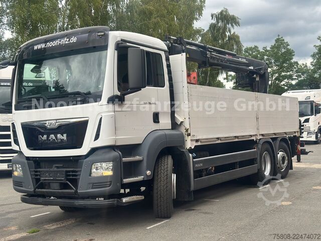 Auto-dizalica montirana na kamionu MAN TGS 26.440 Baustoff Hiab XS177 K Lenk Navi