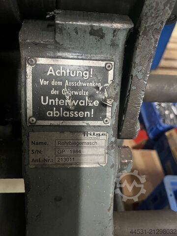 Četru veltņu lokšņu liekšanas mašīna Blechbiegemaschine RAS 44/10