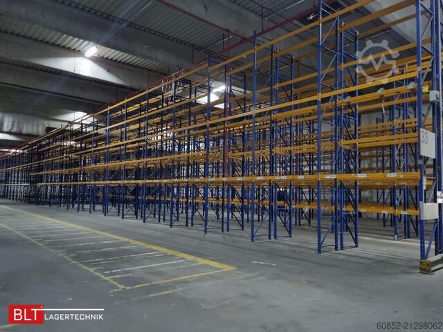 Schwerlastregal Industrieregal Hochregal Jungheinrich Delta – 101 lfm, Höhe 7,50m Boden + 3 Ebenen | Fachlast 2700 kg