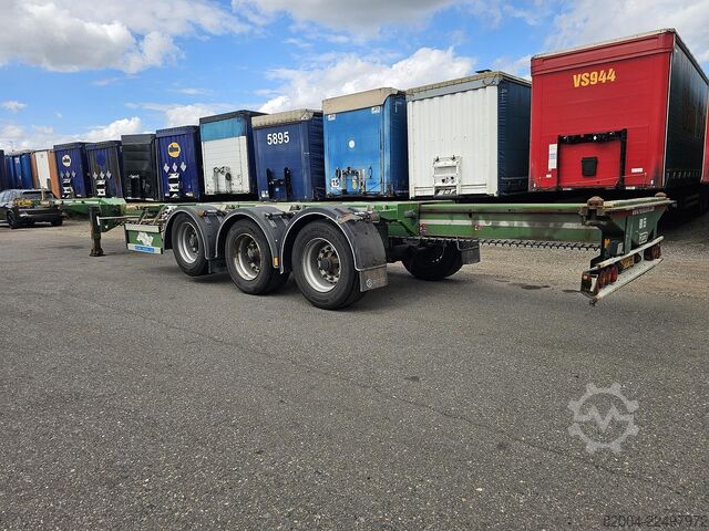 कंटेनर परिवहन D-TEC FLEXITRAILER /all connections / 3 x extendible/...