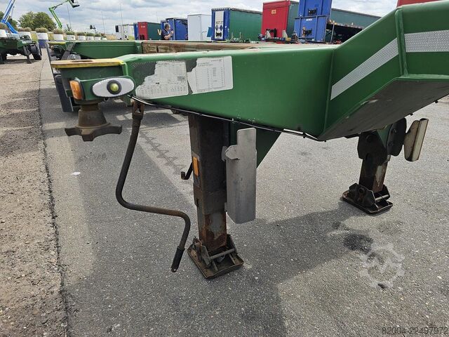 कंटेनर परिवहन D-TEC FLEXITRAILER /all connections / 3 x extendible/...
