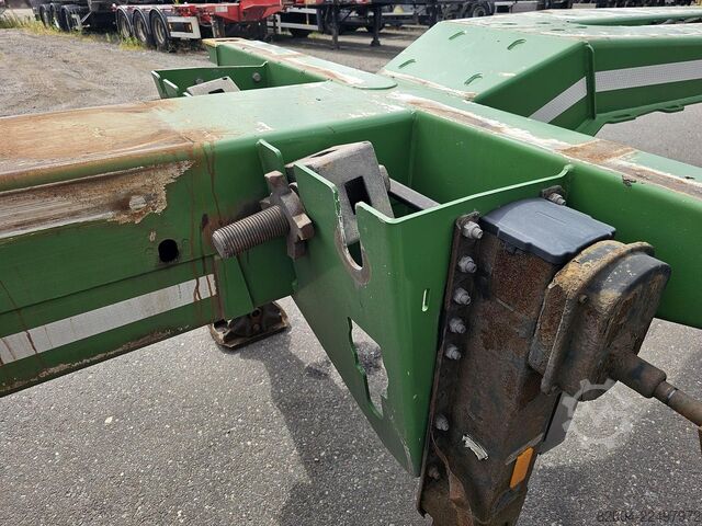 कंटेनर परिवहन D-TEC FLEXITRAILER /all connections / 3 x extendible/...