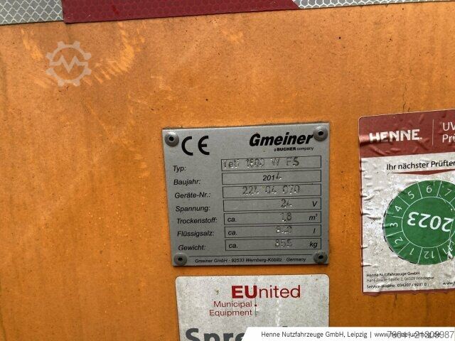 農業機械 Gmeiner Streuer Yeti 1800 FS