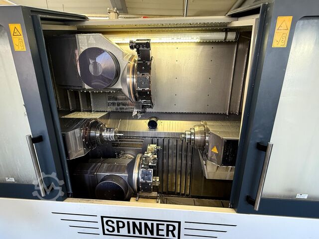 CNC beygja og fræsa miðstöð SPINNER TTS 65 DUPLEX