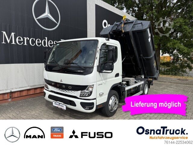 Furgón volquete FUSO Canter 7C18 Abroller Klima, Nutzlast 4130 KG