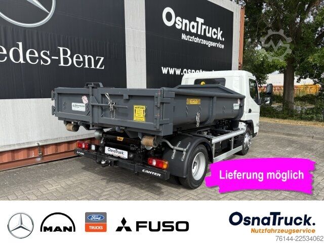 Furgón volquete FUSO Canter 7C18 Abroller Klima, Nutzlast 4130 KG