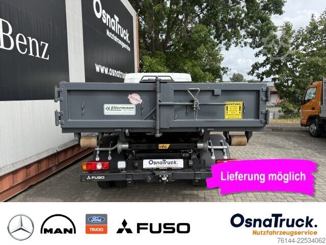Furgón volquete FUSO Canter 7C18 Abroller Klima, Nutzlast 4130 KG