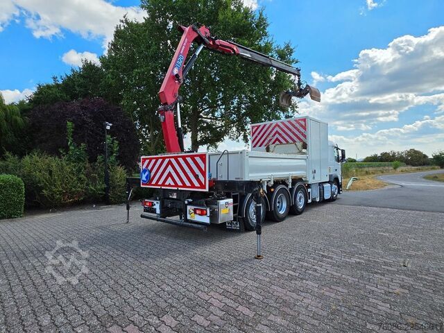 Tippbíll með krana Volvo FM420 2x KRAAN/KIPPER EURO6!!2030 ZERO EMISSIE!...