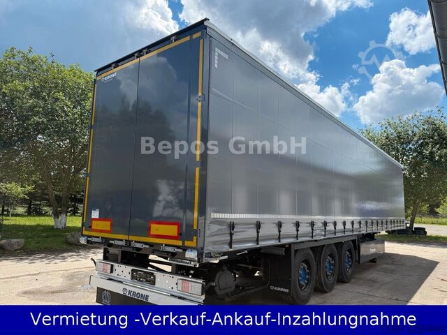 Atvērta puspiekabe ar tentu KRONE Profi Liner SDP 27 ELB 4-CS-SAF-