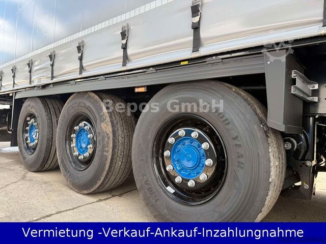 Atvērta puspiekabe ar tentu KRONE Profi Liner SDP 27 ELB 4-CS-SAF-