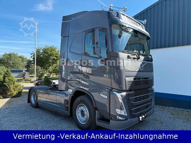 Bīstamo materiālu kravas automašīna VOLVO FH 500 - Euro 6-ADR-I-Shift-I-Park cool