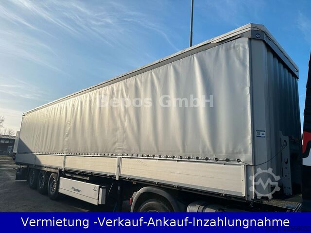 Atvērta puspiekabe ar tentu KRONE SD - Profi Liner-PK-SAF-Bordwandsieder-Rungen