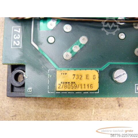 Component Stephan Typ 732 E 6 Karte