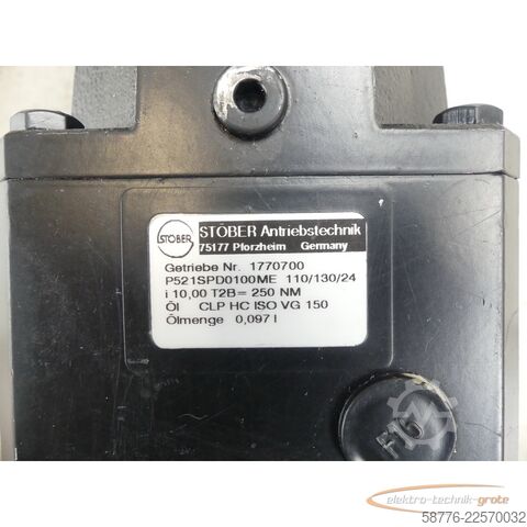 Thành phần  Stöber Antriebstechnik P521SPD0100ME 110/130/24 Getriebe SN: 1770700