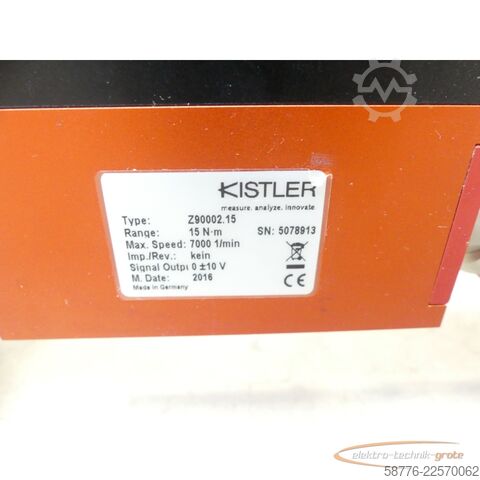Komponentti  Stöger 9278 Schraubautomat SN: SES003743 mit 2 x Kistler Z90002.15 Sensoren