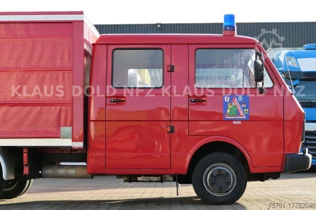 Kombi vozilo sa ceradom VOLKSWAGEN LT 35 Feuerwehr Doppelkabine Orig. 13.000 km TOP
