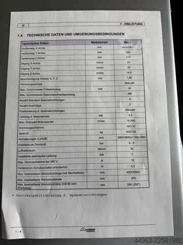 Qendër përpunimi vertikale e profileve Emmegi 