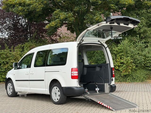 Minibus VW Caddy Maxi 1.6 Tdi 5 Sitze Rollstuhlrampe Klima