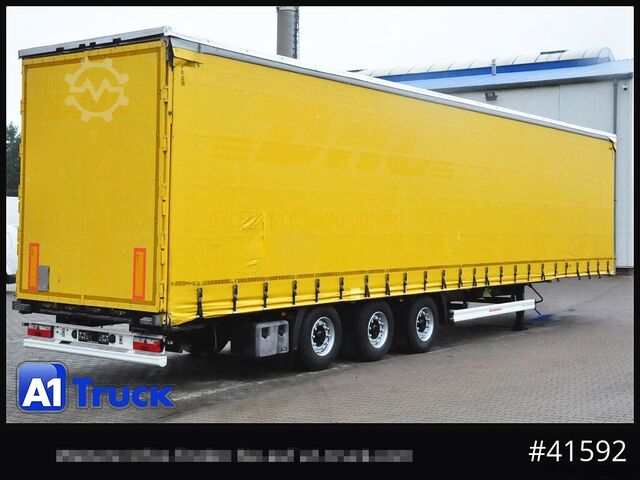 Semirremolque abierto con toldo Kässbohrer Mega Trailer, Code XL, Aluplank,