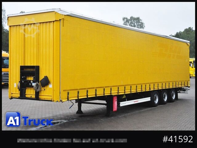 Semirremolque abierto con toldo Kässbohrer Mega Trailer, Code XL, Aluplank,