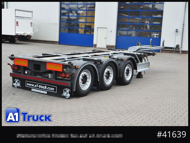 Semirremolque con caja intercambiable D-TEC VCC-01, Multi Chassi, 2 x Liftachse, Mittellausschub