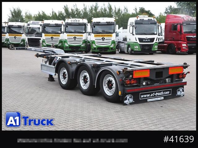 Semirremolque con caja intercambiable D-TEC VCC-01, Multi Chassi, 2 x Liftachse, Mittellausschub