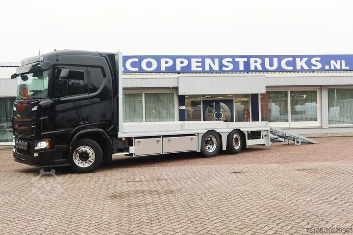 Biltransportør Scania R 500 6x2 Blackline Machine transporter