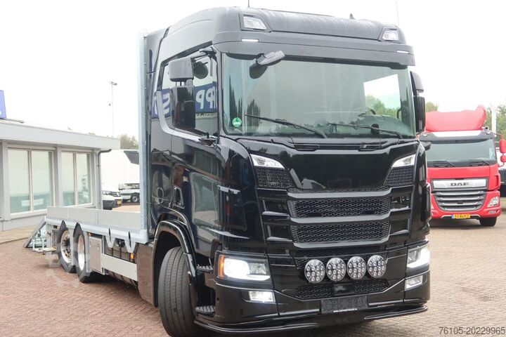 Biltransportør Scania R 500 6x2 Blackline Machine transporter