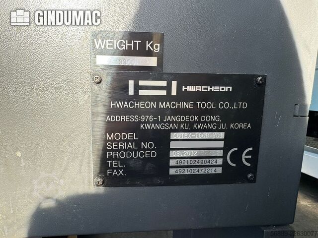 HWACHEON CUTEX 160 B VDI HWACHEON CUTEX 160 B VDI
