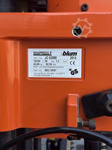 Boremaskin BLUM MiniPress P + EASYSTICK Blum MiniPress P + EASYSTICK