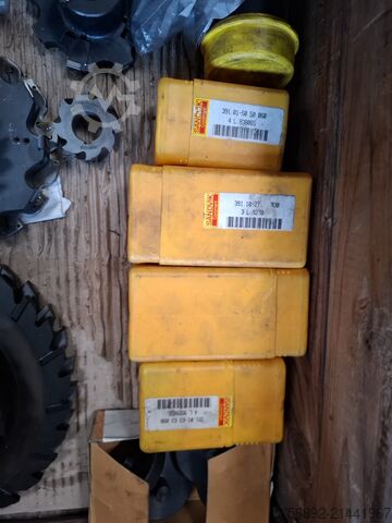 Portaherramientas Sandvik Scheibenfräser + Aufnahmen Konvolut