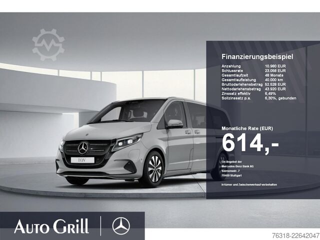 Minibus Mercedes-Benz EQV 300 lang Leder elek. Türen Alpingrau 2xklima