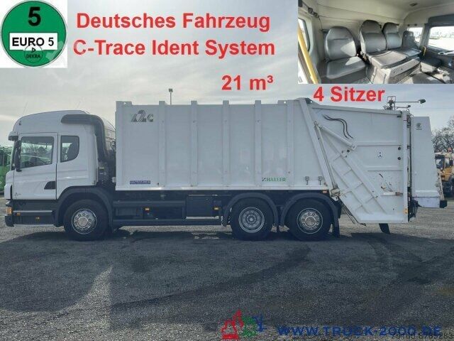 Scania P320 Haller 21m³ Schüttung C Trace Ident.4 Sitze