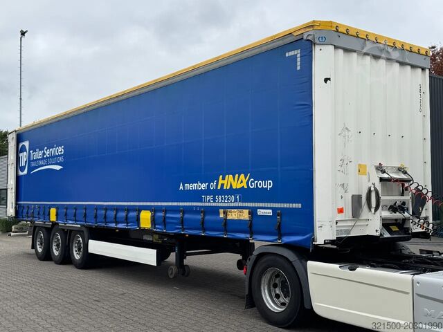 Skyvbare presenninger Krone SD Schuifzeil -Dak / BPW-Disc / Huckepack!