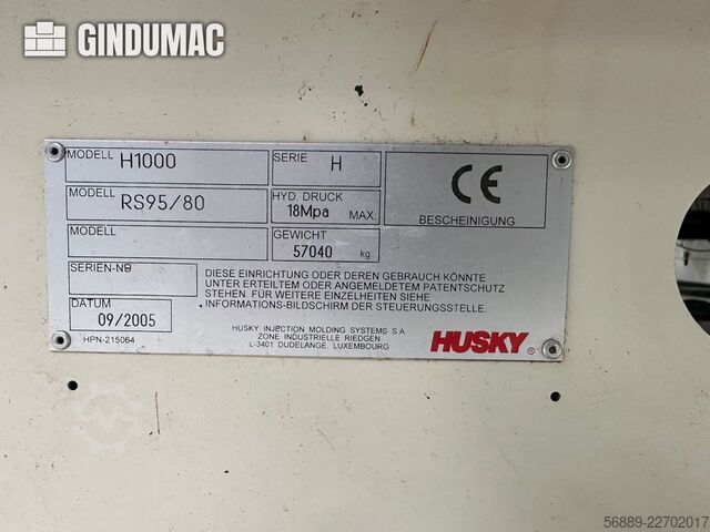 হাস্কি হাইইলেকট্রিক এইচ১০০০ আরএস৯৫/৮০ Husky Hylelectric H1000 RS95/80