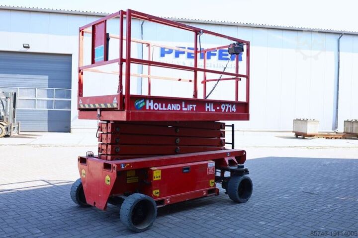 Podnośnik nożycowy Holland Lift Ecostar HL-9714 Electric, 12m Working Height, 325k